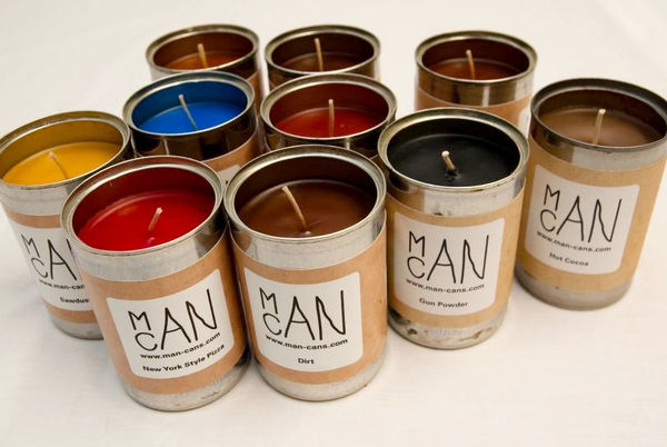 Les bougies Man-Cans: lorsque bonnes idées et bonnes intentions se rencontrent