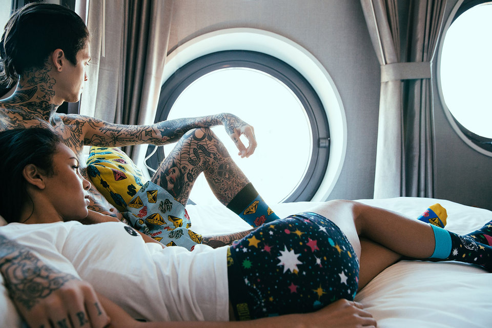 Billionaire Boys Club X Happy Socks : une collaboration colorée qui propose une solution à la morosité des dessous masculins