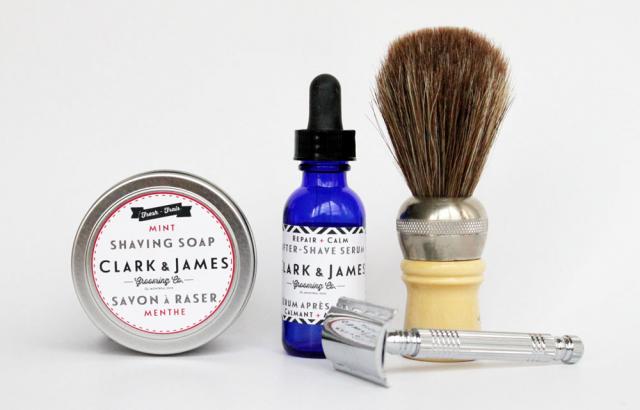 Kit de rasage Clark & James | Ton Barbier