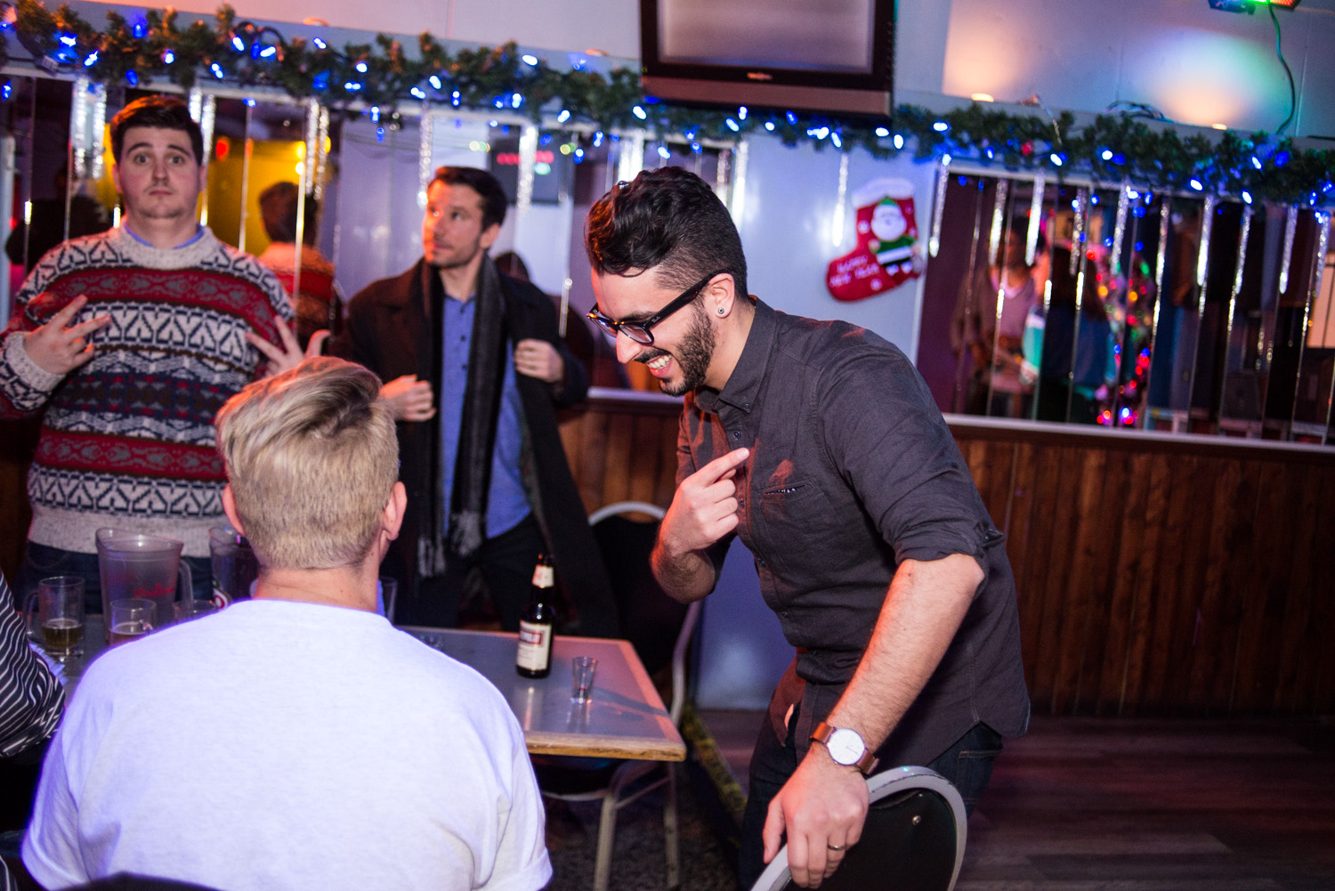 Ton Barbier chante Noël à l'Astral 2000 pour son party des fêtes
