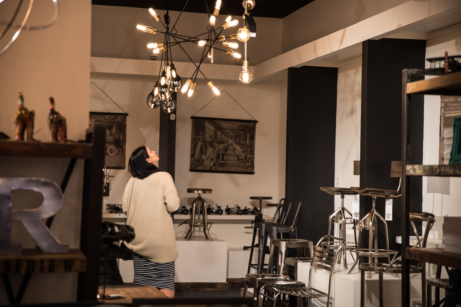 Ouverture de la chic et lumineuse boutique Bois & Cuir à Westmount