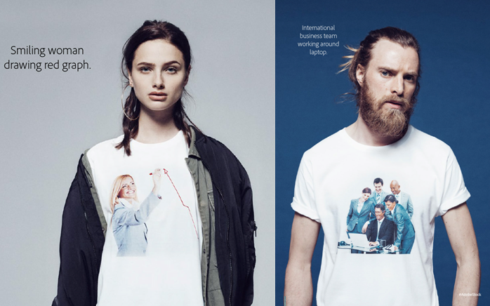 Les pires Stock photos corpo dans une géniale collection de shirts