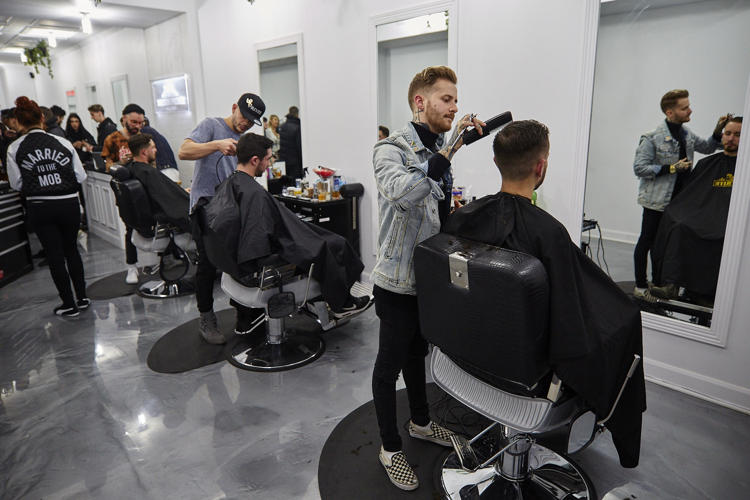 Nouveau salon de barbiers dans le Mile-End: nos photos de l&rsquo;ouverture