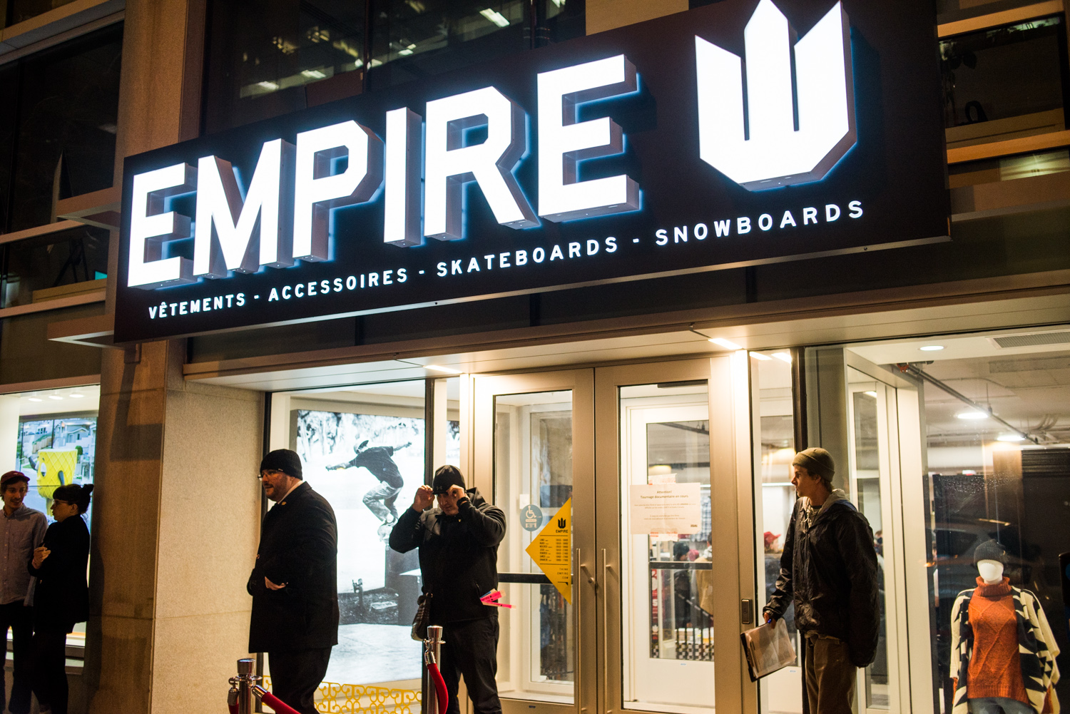 Grosse soirée au Empire pour l'ouverture de la nouvelle boutique [Photos]