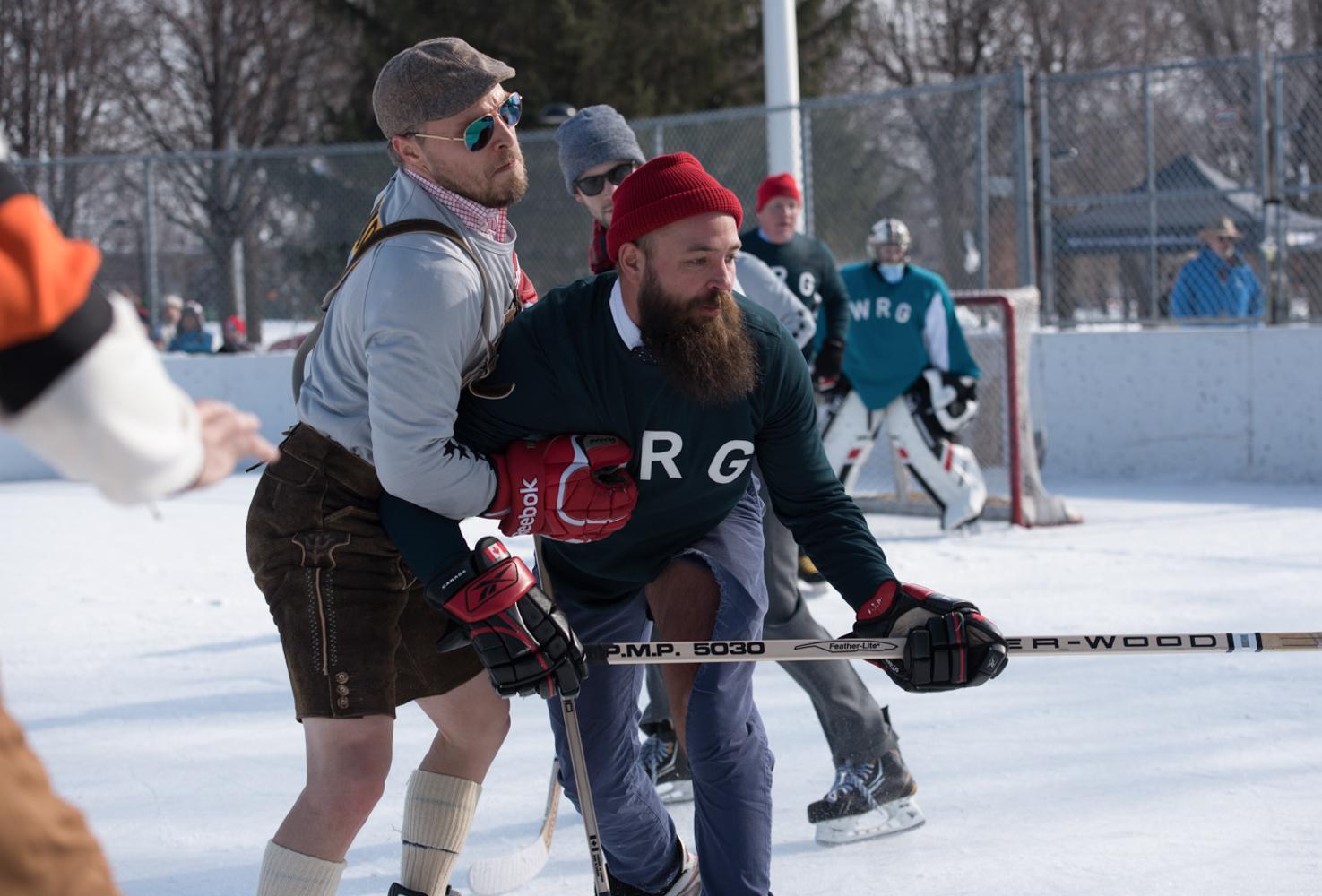 Gros match de hockey vintage et chic à Montréal par WRG [Galerie photo]