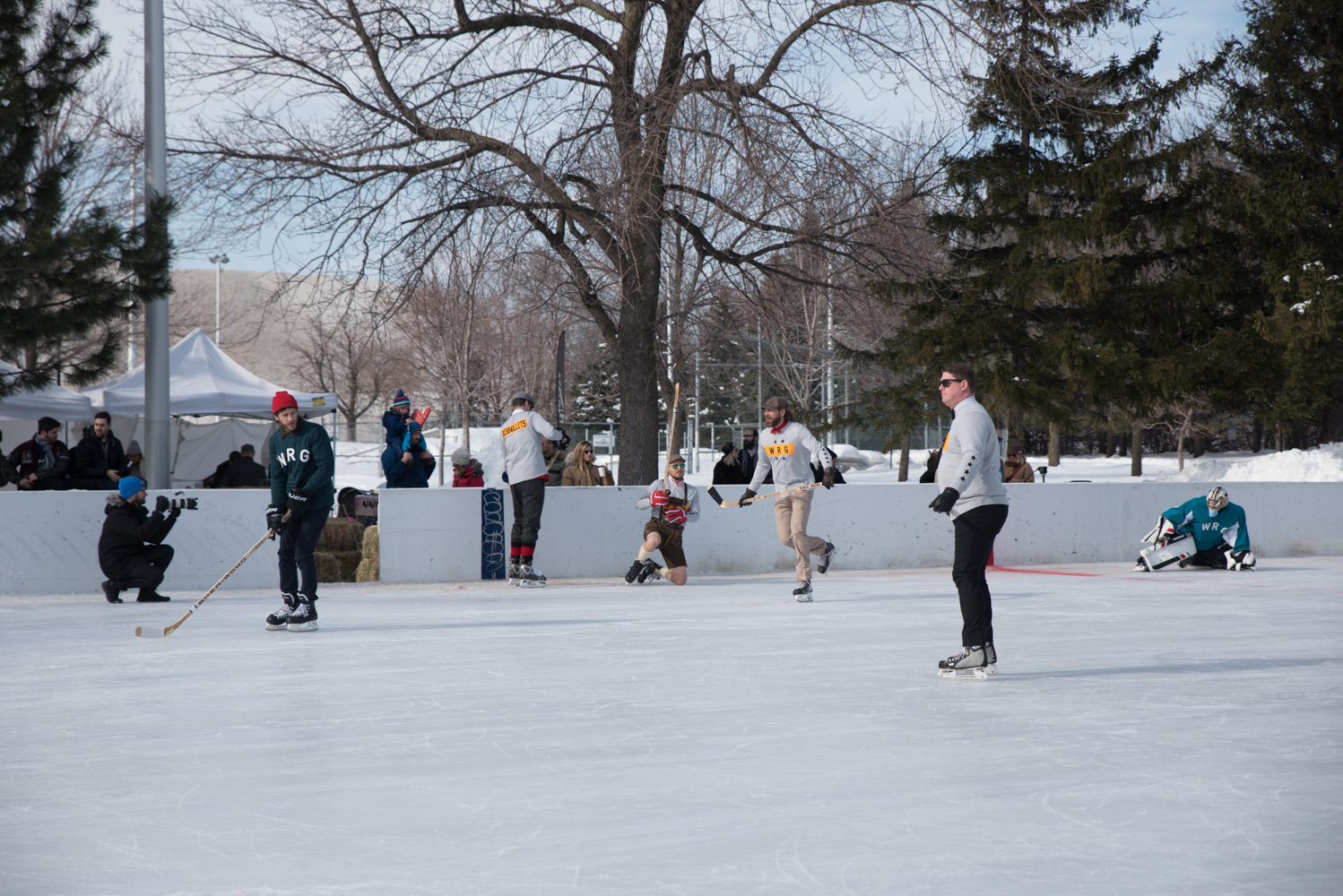 Gros match de hockey vintage et chic à Montréal par WRG [Galerie photo]