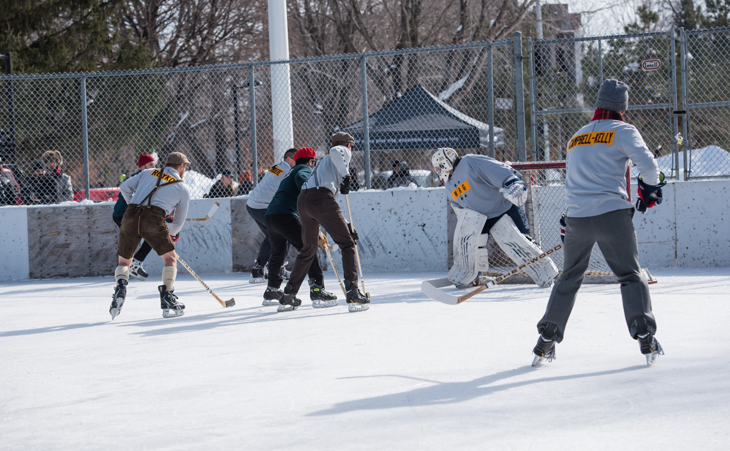 Gros match de hockey vintage et chic à Montréal par WRG [Galerie photo]
