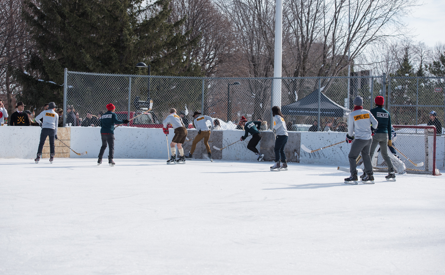 Gros match de hockey vintage et chic à Montréal par WRG [Galerie photo]