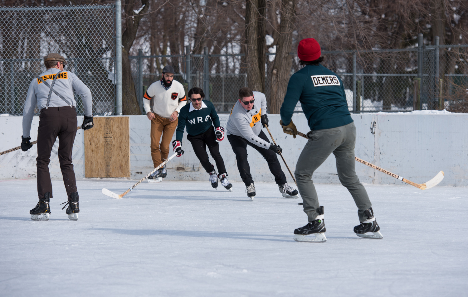 Gros match de hockey vintage et chic à Montréal par WRG [Galerie photo]