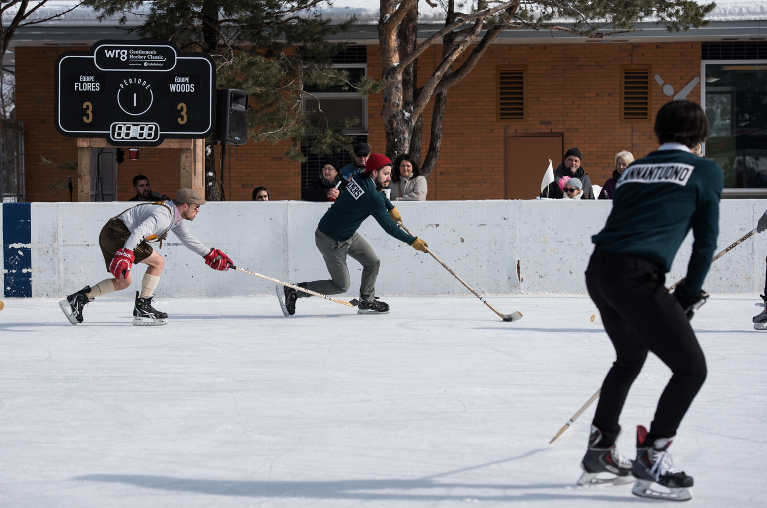 Gros match de hockey vintage et chic à Montréal par WRG [Galerie photo]