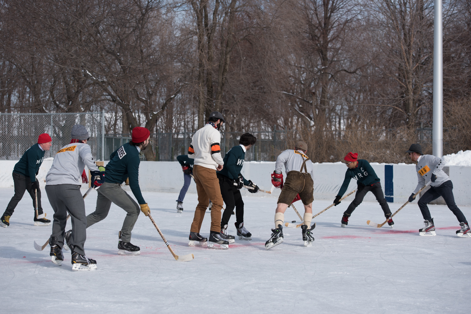 Gros match de hockey vintage et chic à Montréal par WRG [Galerie photo]