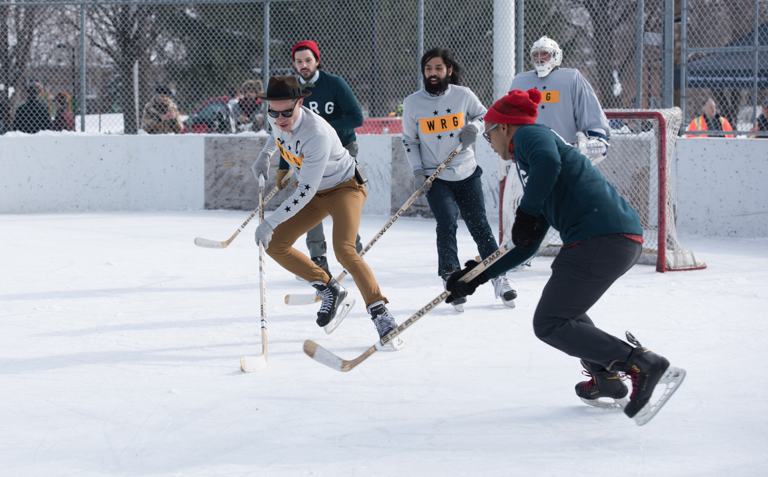 Gros match de hockey vintage et chic à Montréal par WRG [Galerie photo]