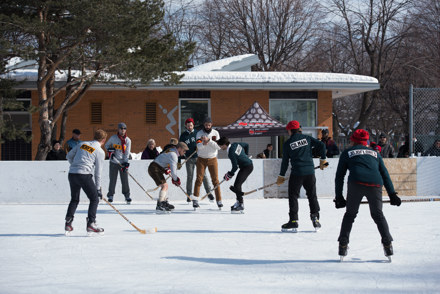 Gros match de hockey vintage et chic à Montréal par WRG [Galerie photo]