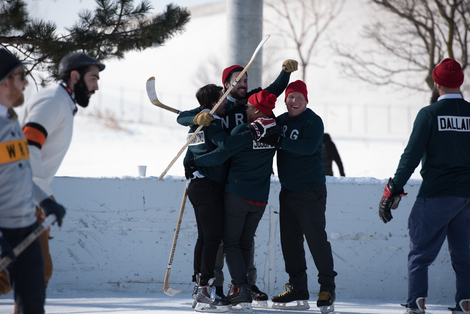 Gros match de hockey vintage et chic à Montréal par WRG [Galerie photo]