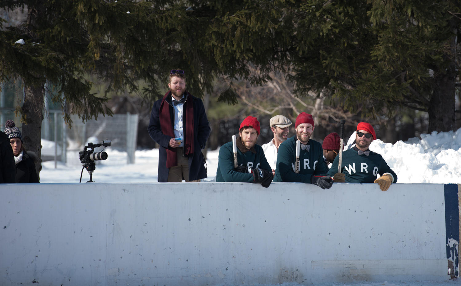 Gros match de hockey vintage et chic à Montréal par WRG [Galerie photo]