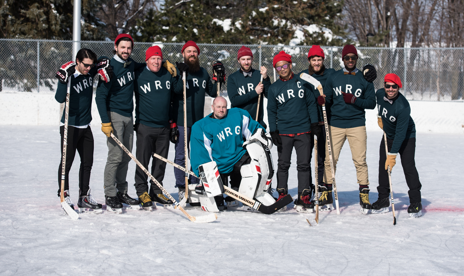 Gros match de hockey vintage et chic à Montréal par WRG [Galerie photo]