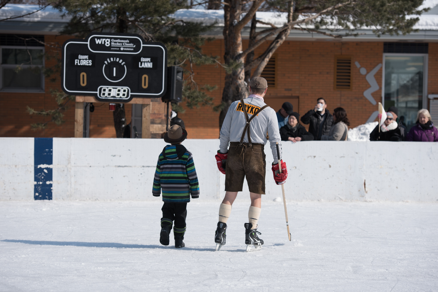 Gros match de hockey vintage et chic à Montréal par WRG [Galerie photo]