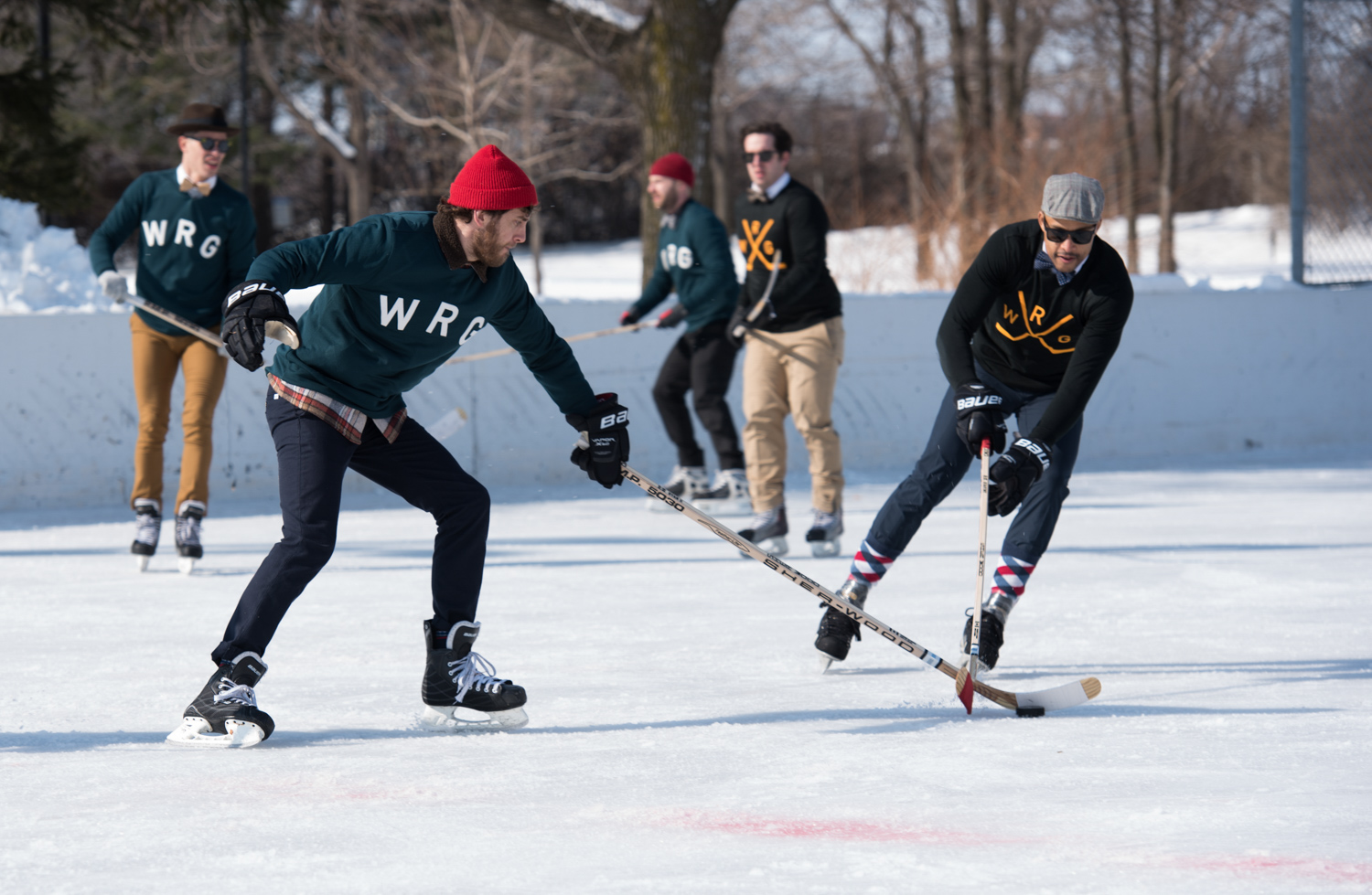 Gros match de hockey vintage et chic à Montréal par WRG [Galerie photo]