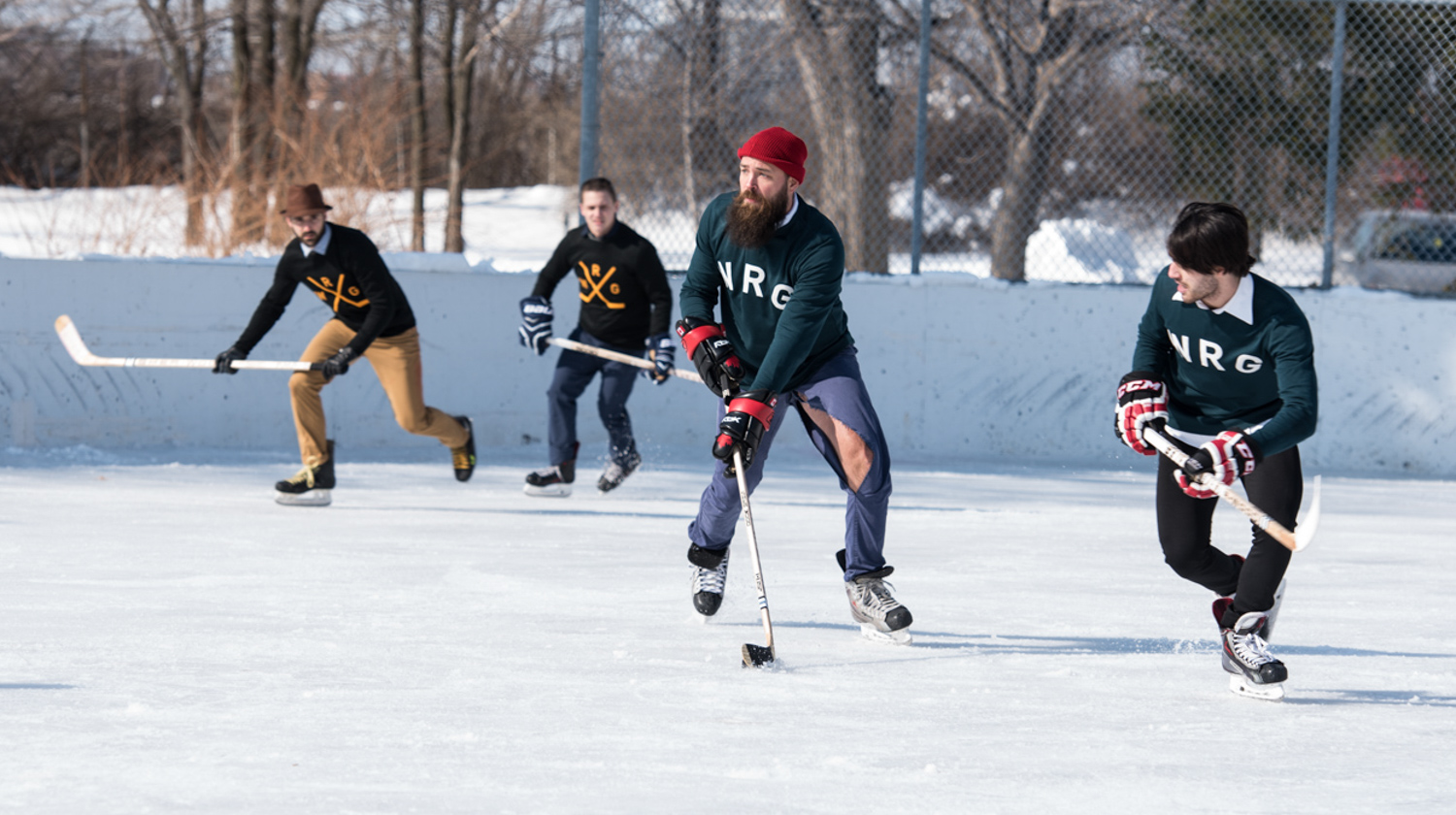 Gros match de hockey vintage et chic à Montréal par WRG [Galerie photo]