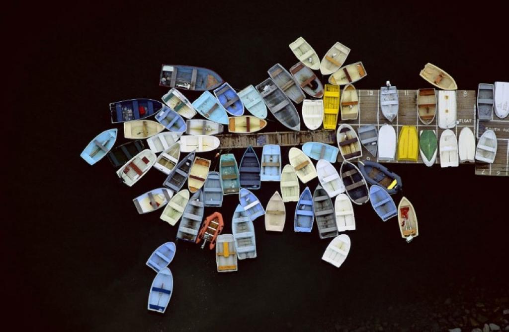Ce que le photographe et pilote Alex MacLean voit des airs est impressionnant