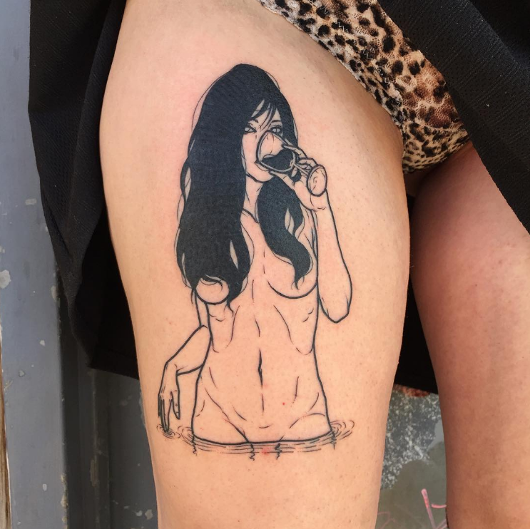 Découvrez les tatouages coquins et érotiques de Sad Amish