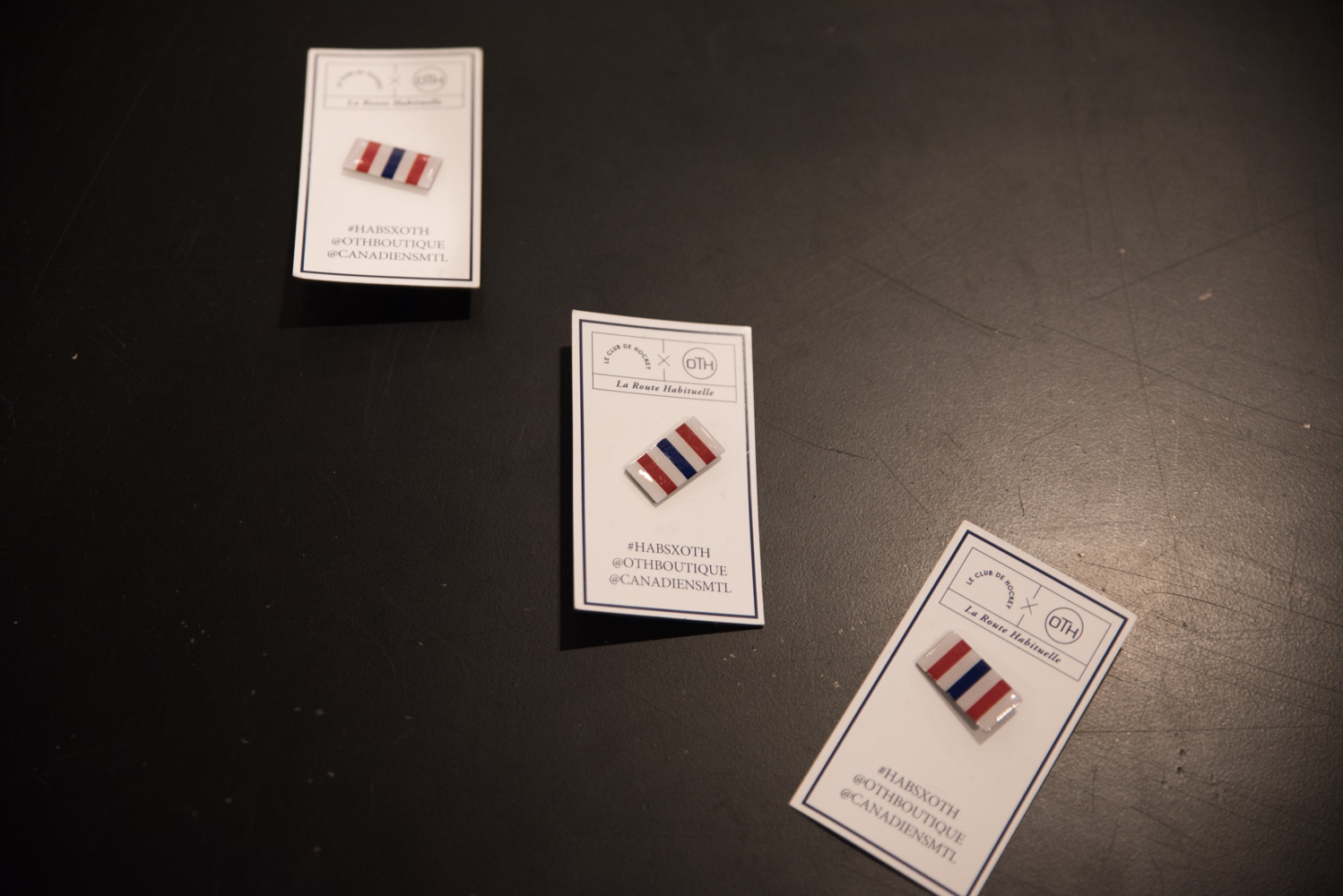 Le tricolore à l'honneur pour la collab des Canadiens et OTH [Photos]