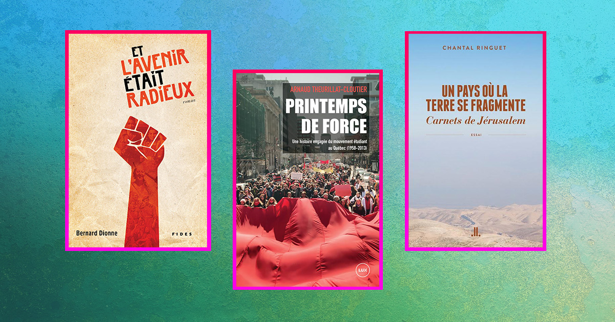 14 livres québécois à lire (ou à s’offrir) en mai