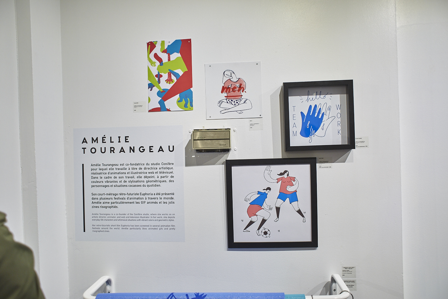 Sympa vernissage à la boutique éphémère Bref avec des artisans locaux