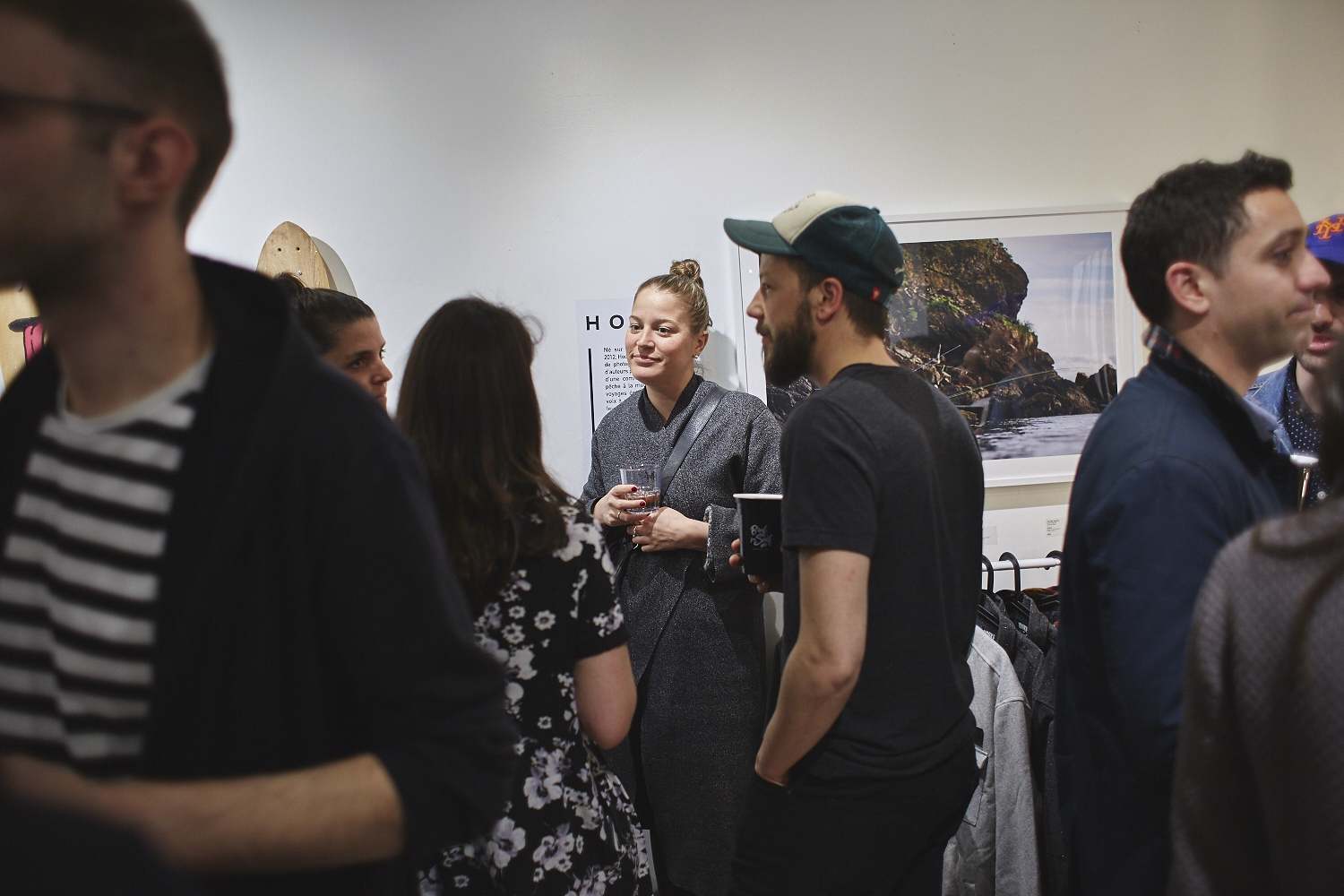 Sympa vernissage à la boutique éphémère Bref avec des artisans locaux