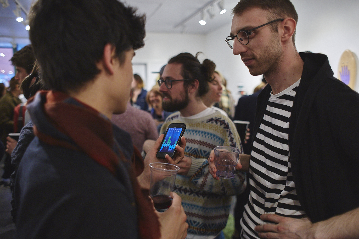 Sympa vernissage à la boutique éphémère Bref avec des artisans locaux