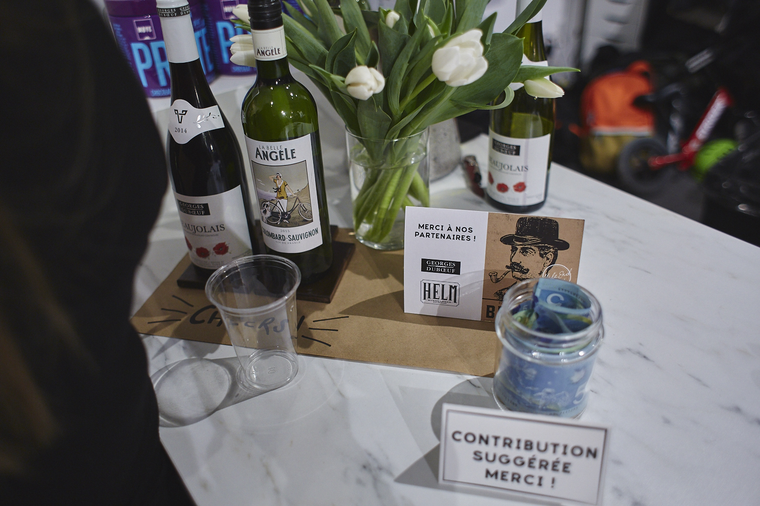Sympa vernissage à la boutique éphémère Bref avec des artisans locaux