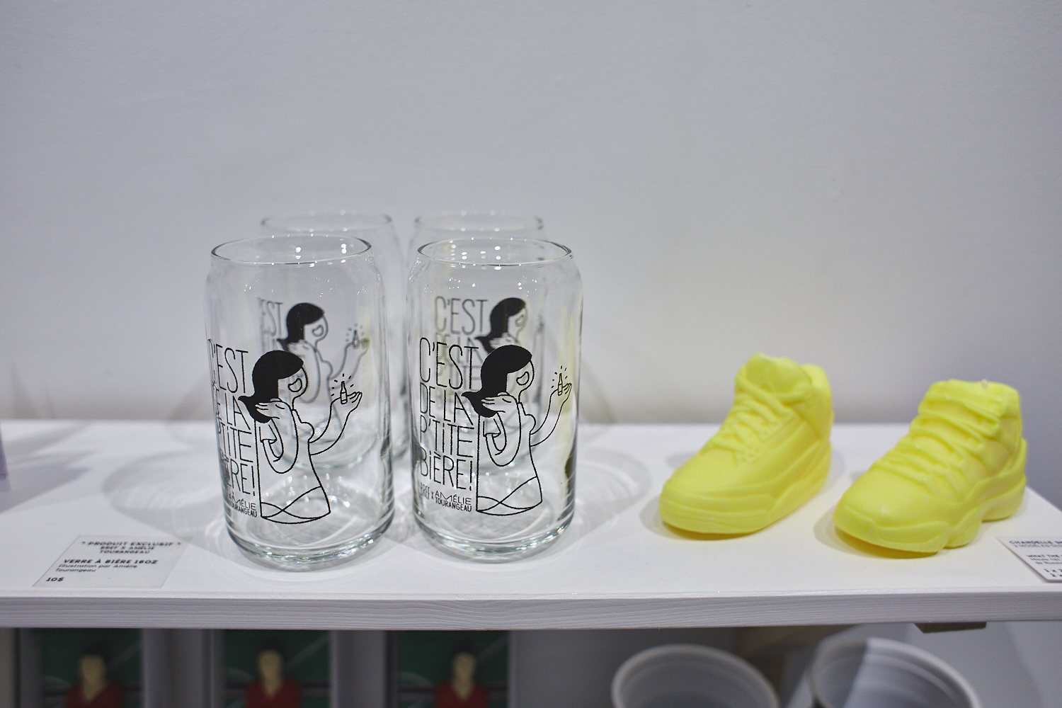 Sympa vernissage à la boutique éphémère Bref avec des artisans locaux