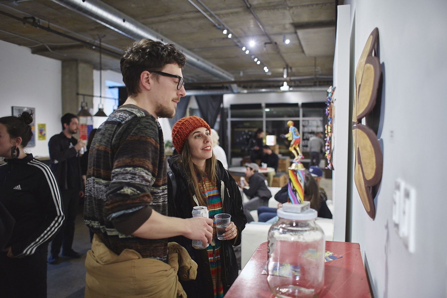 Très belle soirée au vernissage de Spectrum au Art Lounge MTL