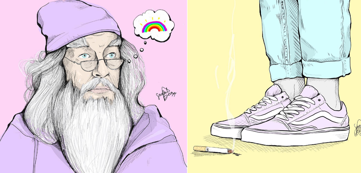 Les illustrations éclatés et pop de Sarah Bean [Découverte de la semaine]