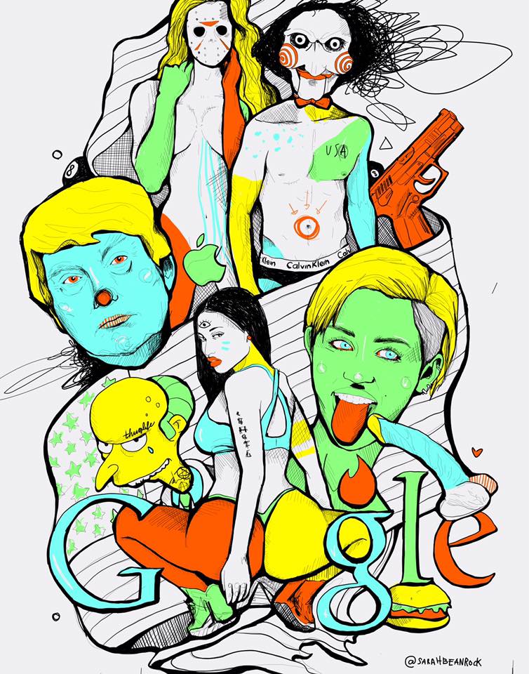 Les illustrations éclatés et pop de Sarah Bean [Découverte de la semaine]