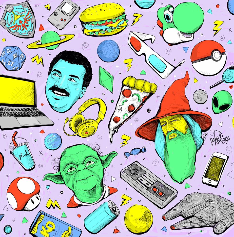 Les illustrations éclatés et pop de Sarah Bean [Découverte de la semaine]