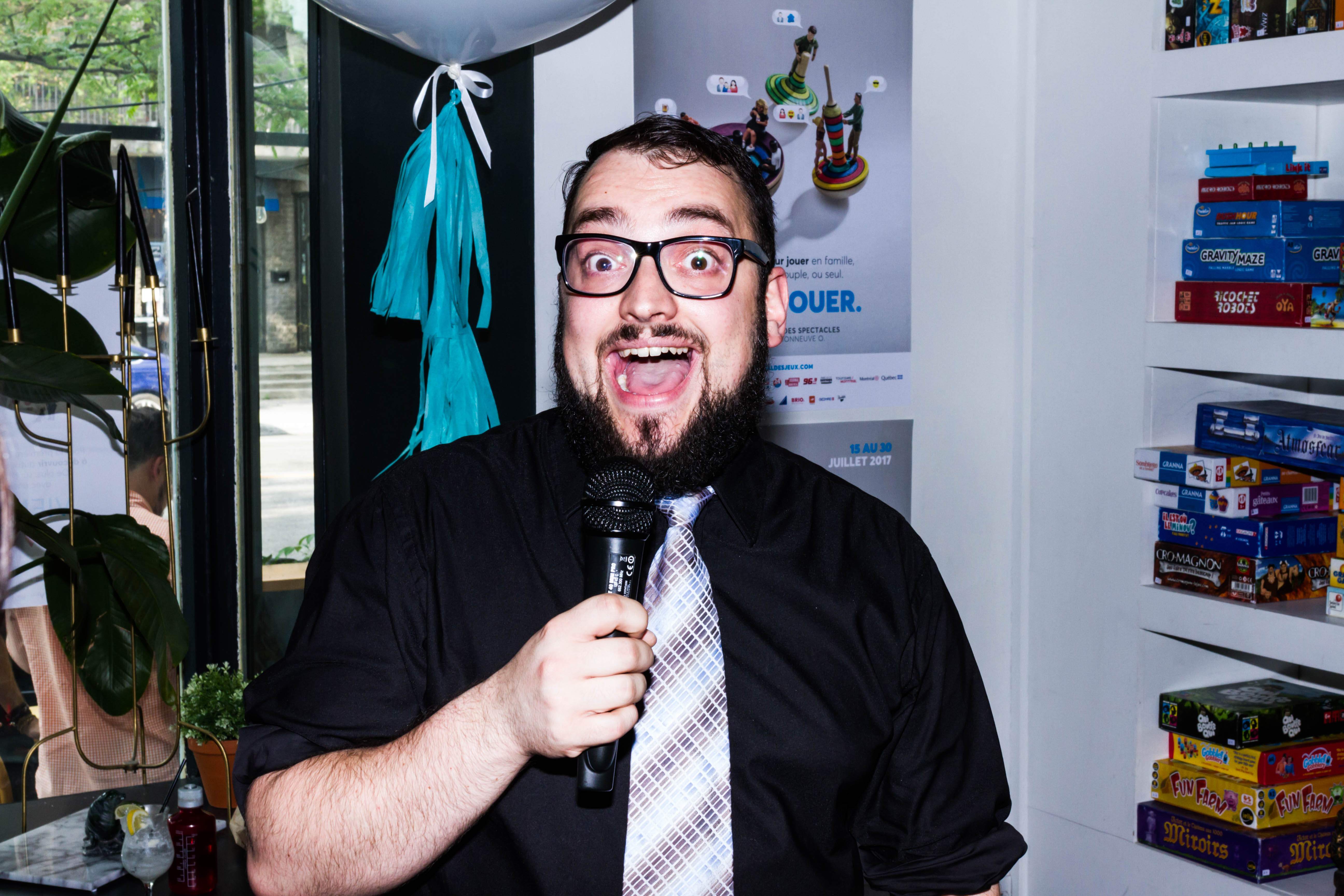 L'humoriste Jérémie Larouche est le porte-parole du Mondial des jeux [Photos]
