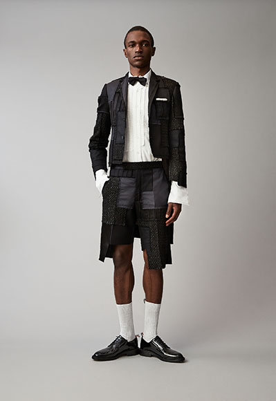 La collection Homme pré-printemps 2018 de Thom Browne est très coloré