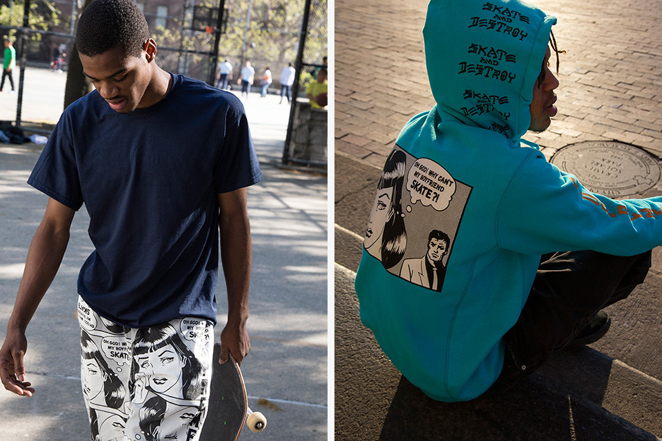 Skate and destroy, la collection art-pop de Supreme X Thrasher