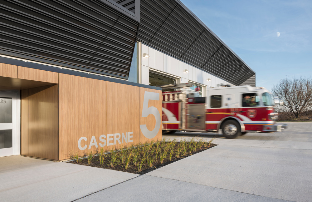 Voici la caserne de pompier la plus "design" du Québec