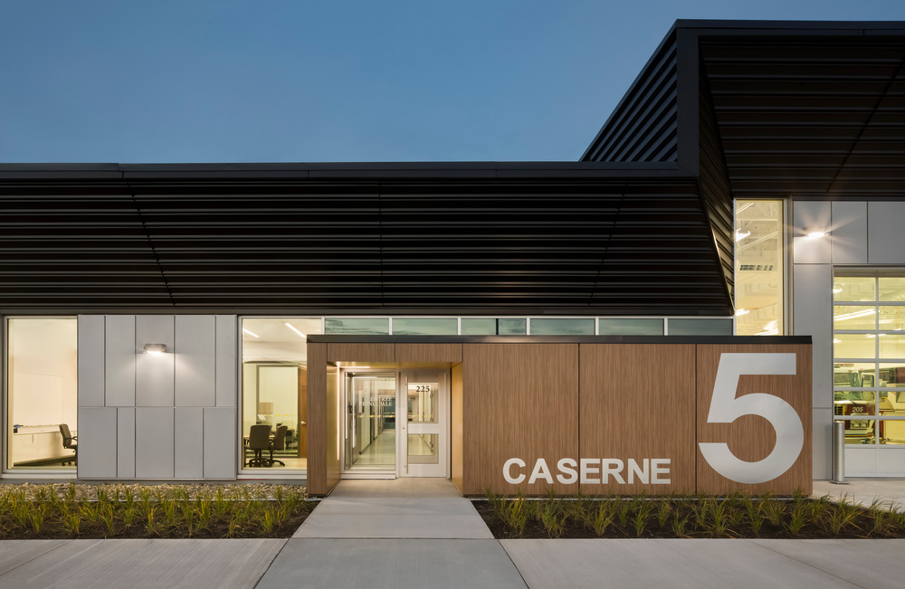 Voici la caserne de pompier la plus "design" du Québec