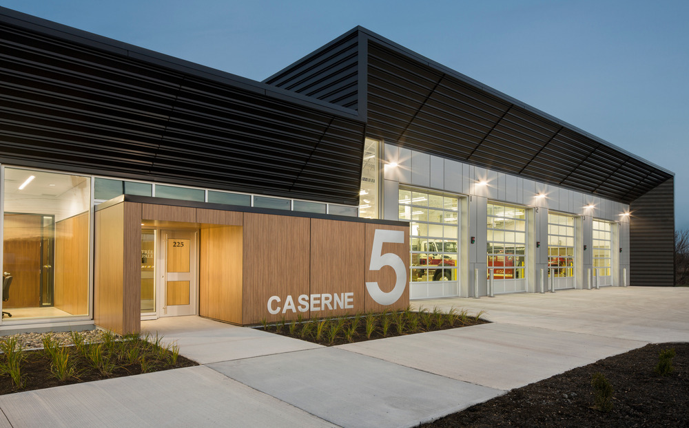 Voici la caserne de pompier la plus "design" du Québec