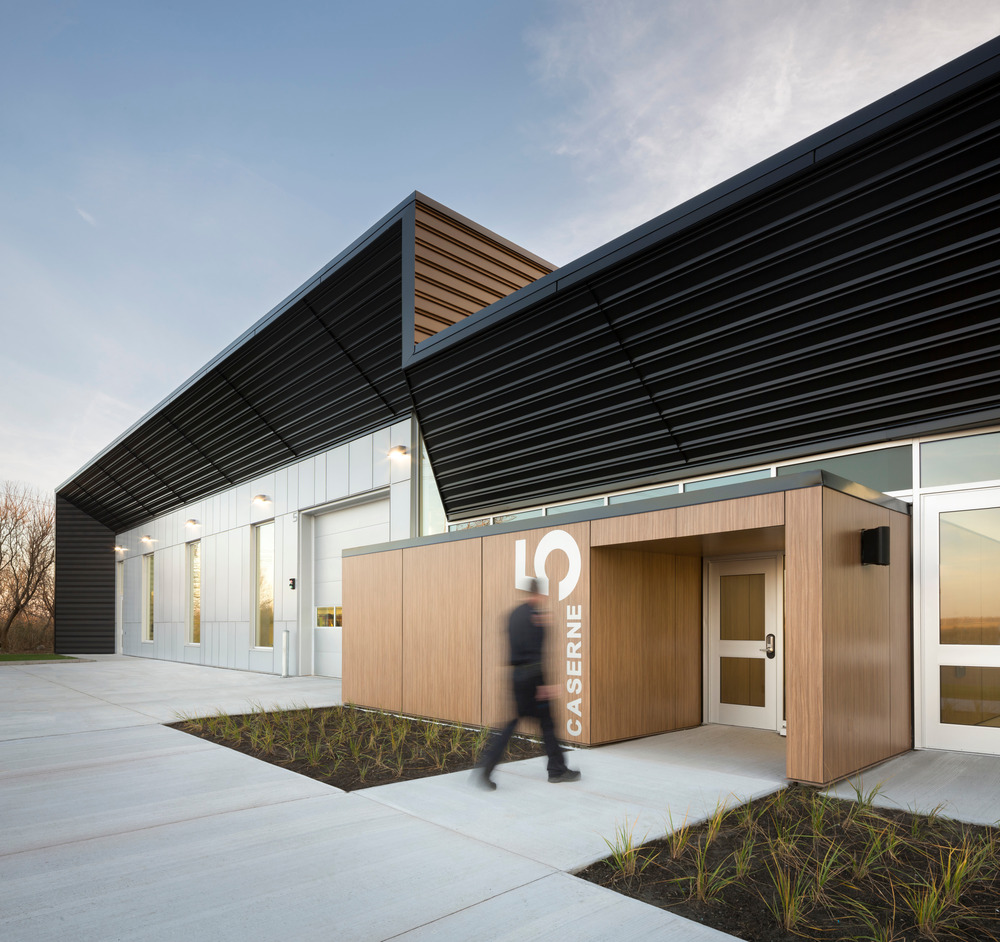 Voici la caserne de pompier la plus "design" du Québec