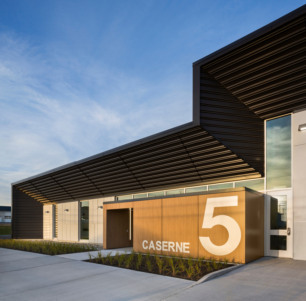 Voici la caserne de pompier la plus "design" du Québec