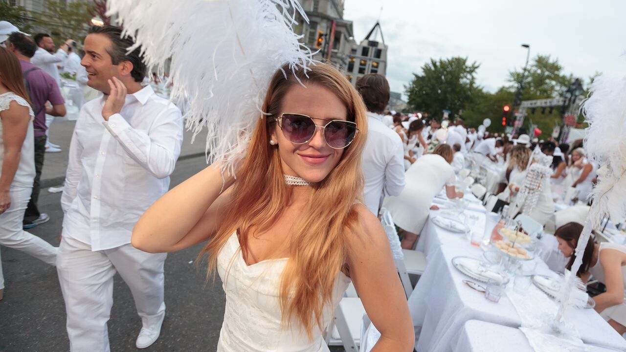 Soirée magique pour la 9e édition du Dîner en Blanc à Montréal