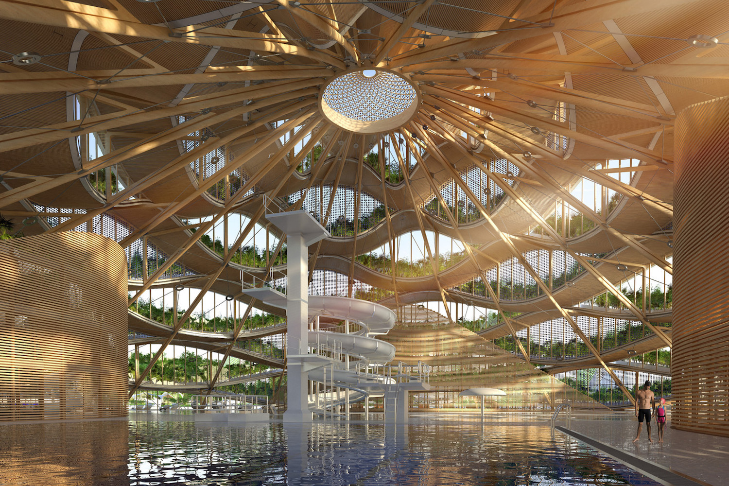 Voyez ce complexe hôtelier eco-friendly inspirant, moderne et incroyable