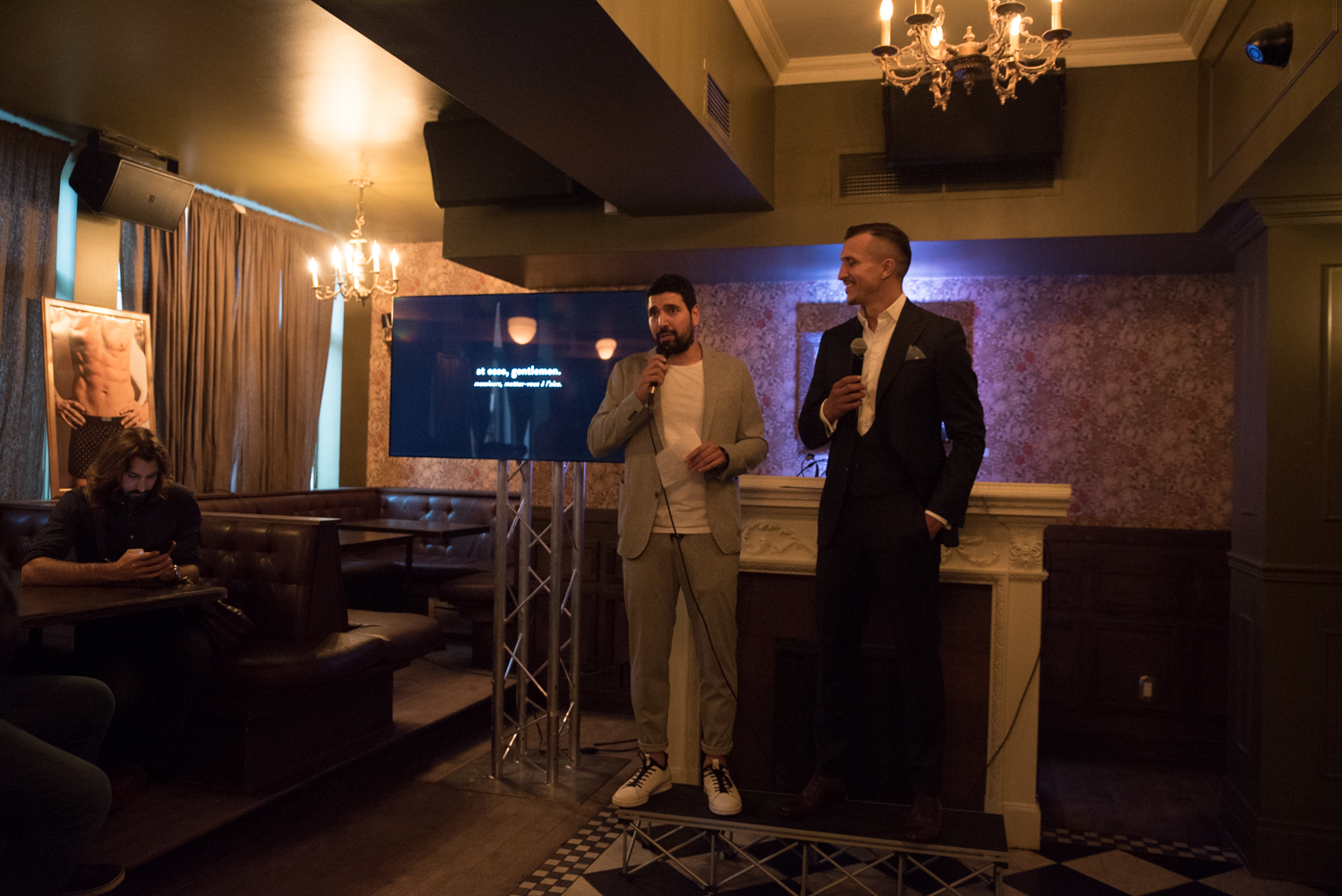 Francisco Randez et Everyday Sunday lance une marque de sous-vêtement au Mayfair [Photos]