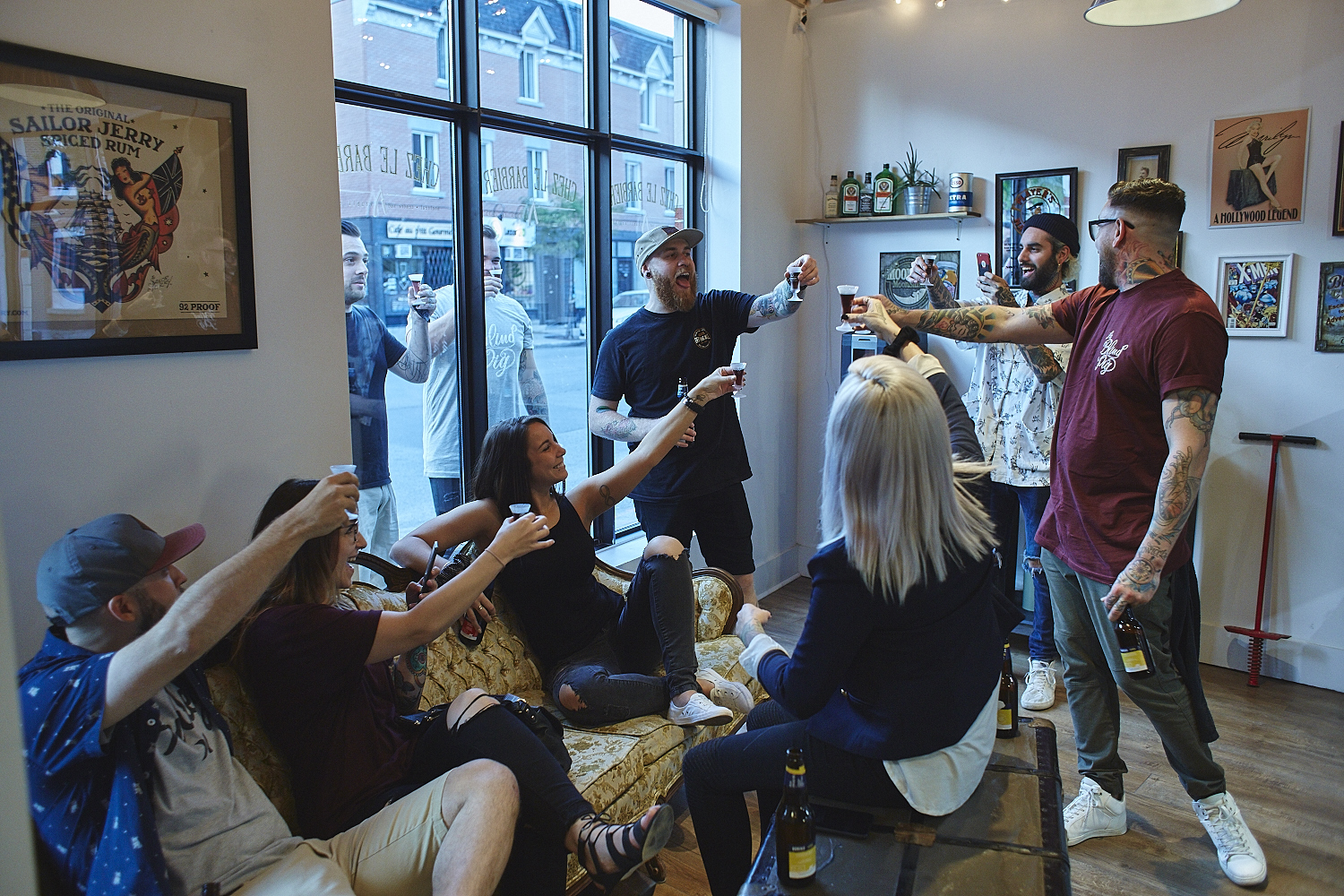 Levé de fond pour Leucan avec les gars de Chez Le Barbier [Photos]