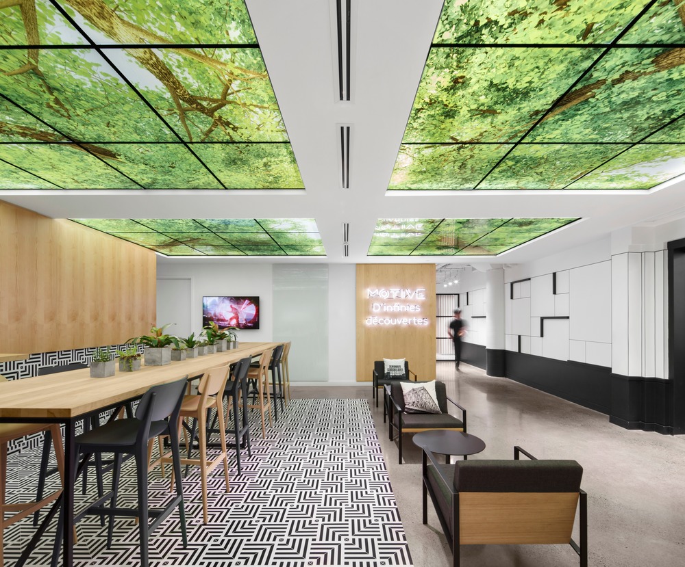 Voyez les bureaux montréalais d'Electronic Arts: beaux, designs et colorés [Photos]