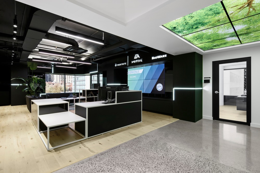 Voyez les bureaux montréalais d'Electronic Arts: beaux, designs et colorés [Photos]